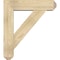 Ekena Millwork Traditional Craftsman Rough Sawn Bracket w/ Offset Brace, Douglas Fir, 8"W x 32"D x 36"H BKT0806X32X36TRA04RDF - alternate 2